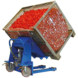 Behälterneiger, Traglast 500 kg, mit 12-V-/55-AH-Antrieb
