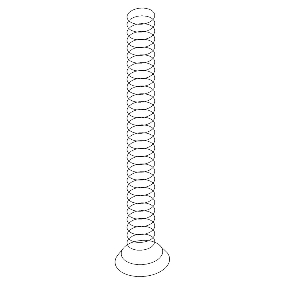 Kabelkanal, vertikal, Durchm.xL, 90x700-1300 mm, Farbe silber