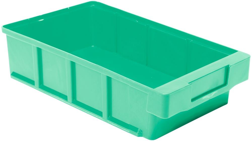 Regalkasten PP, BxTxH 186x300x83 mm, Farbe grün, VE 8 Stück