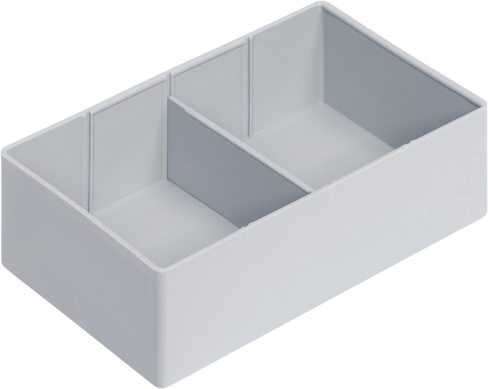 Einsatzbehälter für Euronormbehälter, BxTxH 179x112x55 mm, Farbe grau