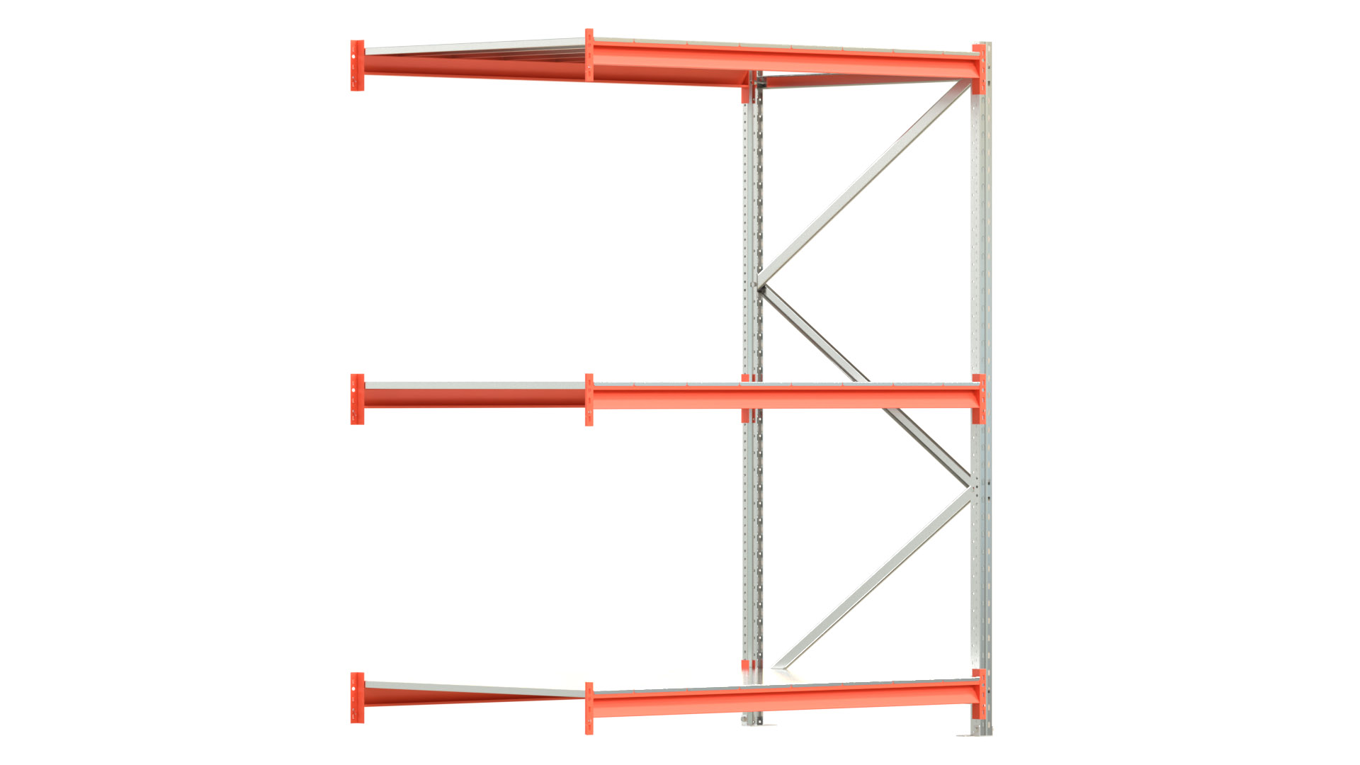 Weitspannregal EMMA - Höhe: 200 cm - Fachbreite: 150 cm - Tiefe: 1000 cm - Anbaufeld