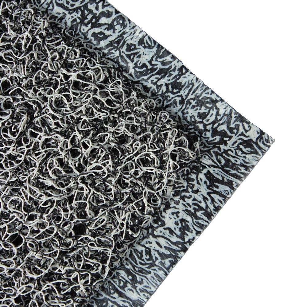 Schmutzfangmatte, Innenbereich, Vinyl mit Umrandung und Rückeneinfassung, LxB 900x1200 mm, schwarz/weiß