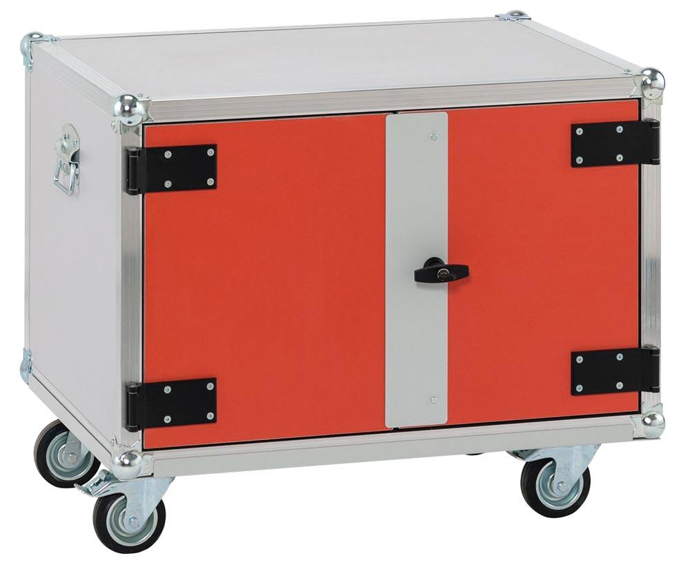 Rollwagen für bis zu 2 Schränke, Traglast 240kg, BxTxH 800x600x150mm