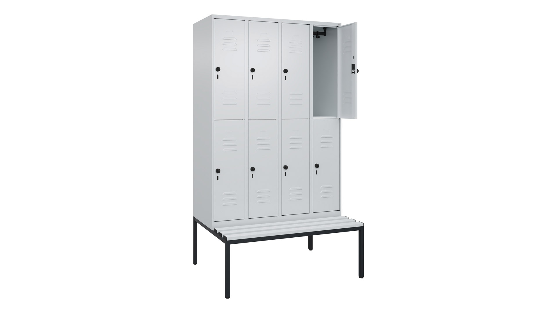 Fächerschrank, Breite 120 cm, Höhe 212 cm, Tiefe 50 cm,  Fächer
