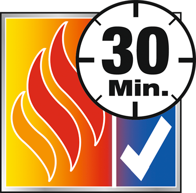 Schlüsseltresor, Sicherheitsstufe Kl. I, 30 Min. Feuerschutz, 880 Haken, 1 Fachboden, BxTxH 500x420x1300 mm, RAL 7035 lichtgrau