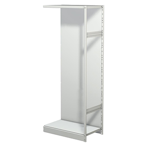 Aktenregal, Büroregal - Steckregal mit Rückwand