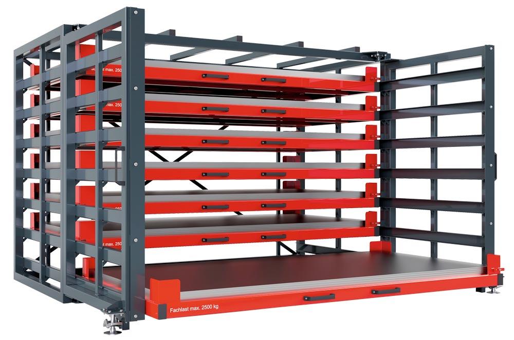 Schubfachregal